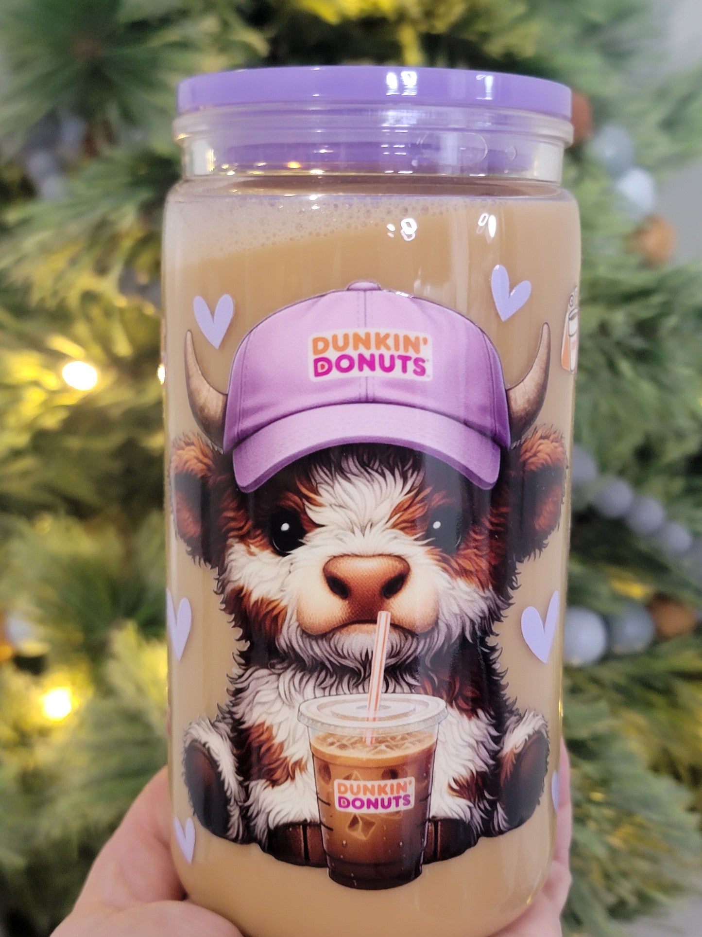 Pre-made 160z acrylic snowglobe