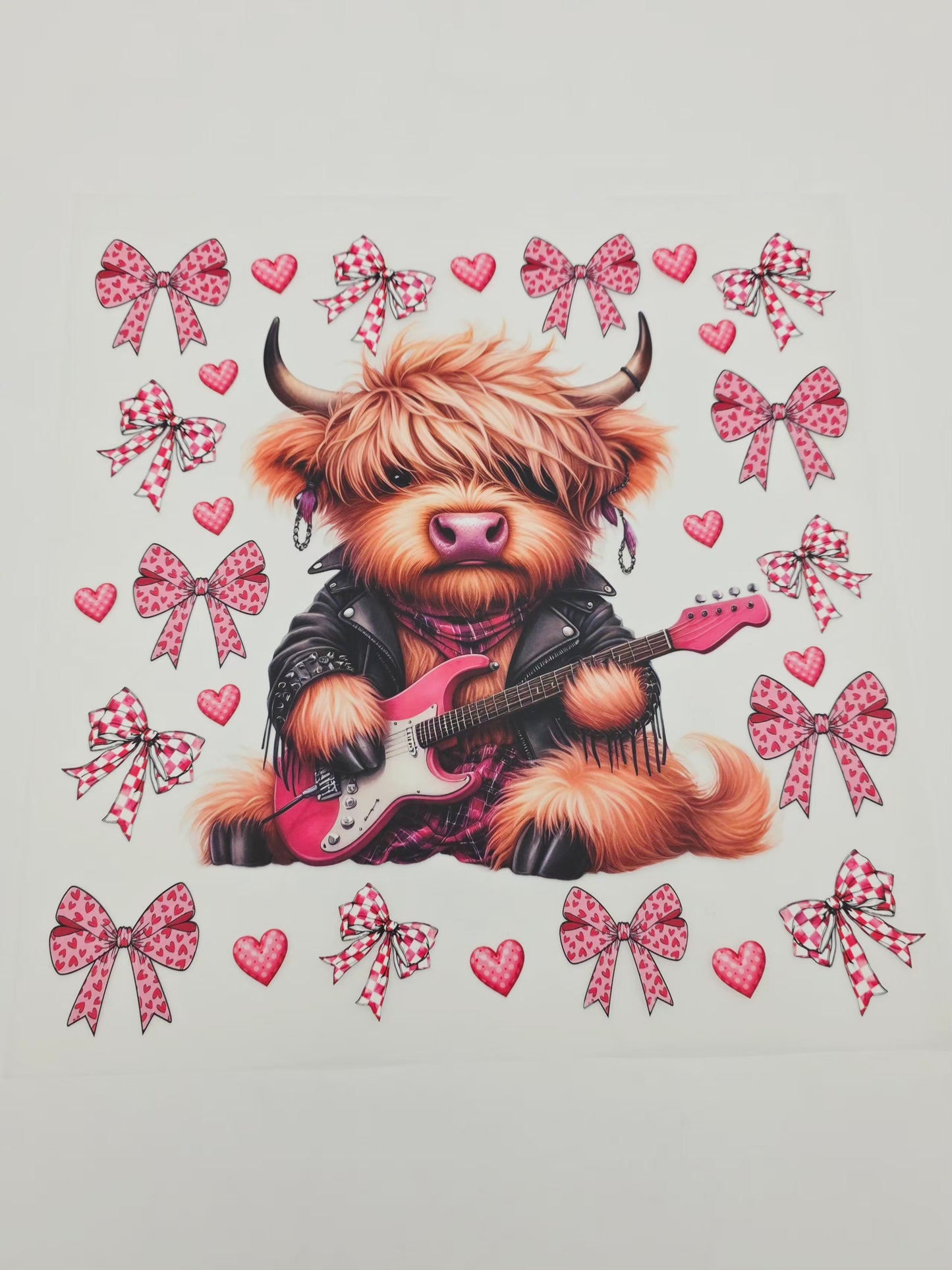Rocker cow shirt design