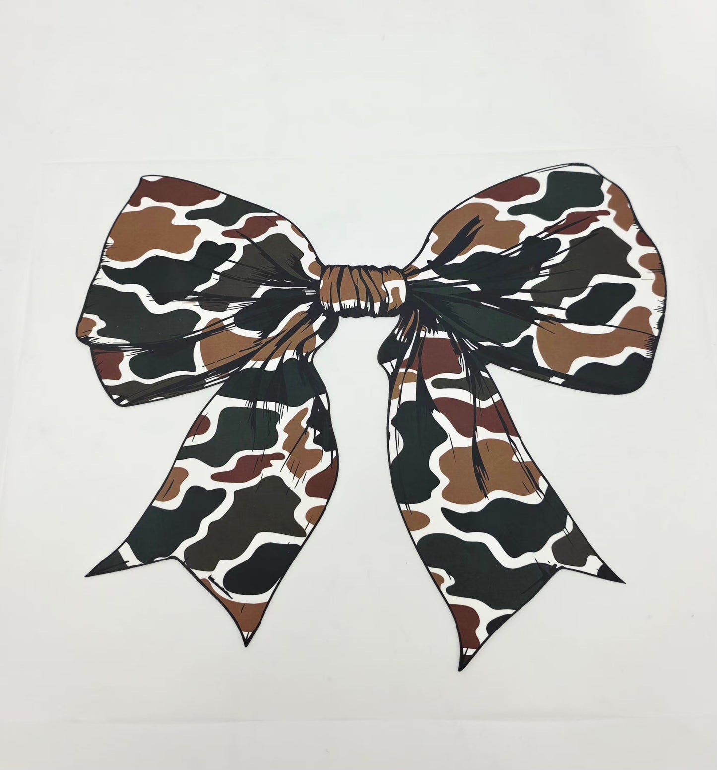 Camo bow shirt design