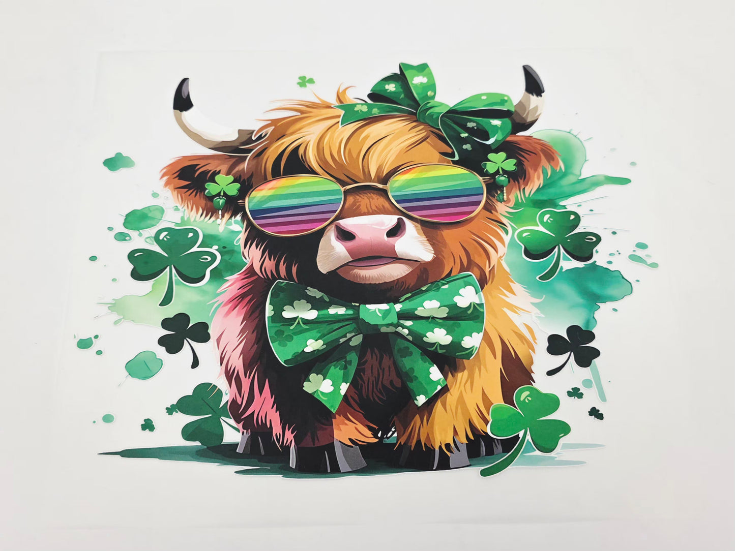 St. Patrick's cow shirt design