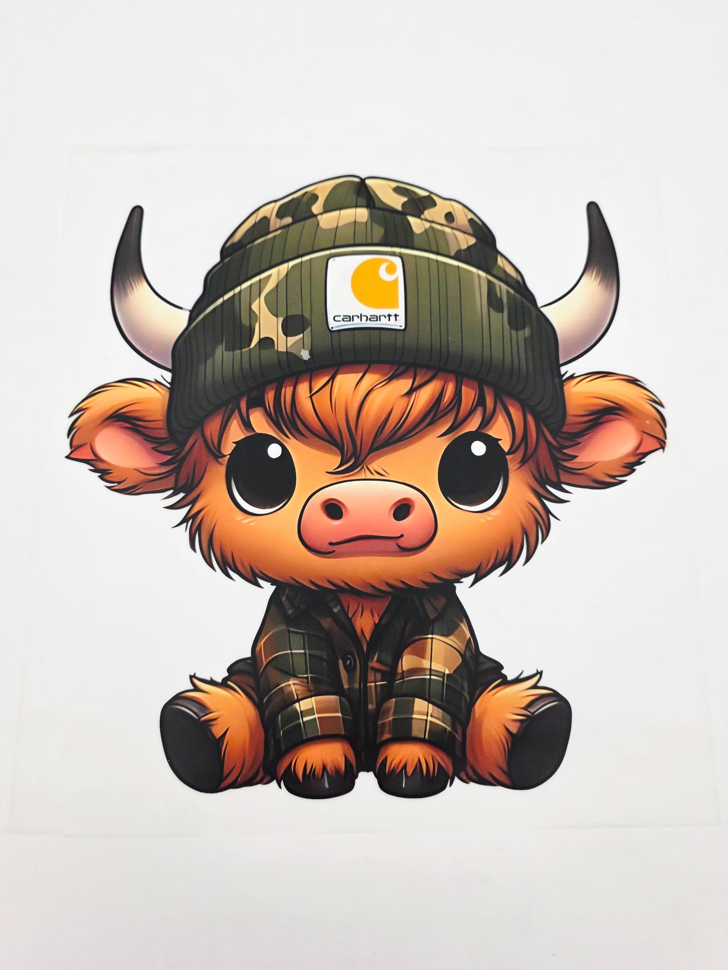Camo cow shirt design