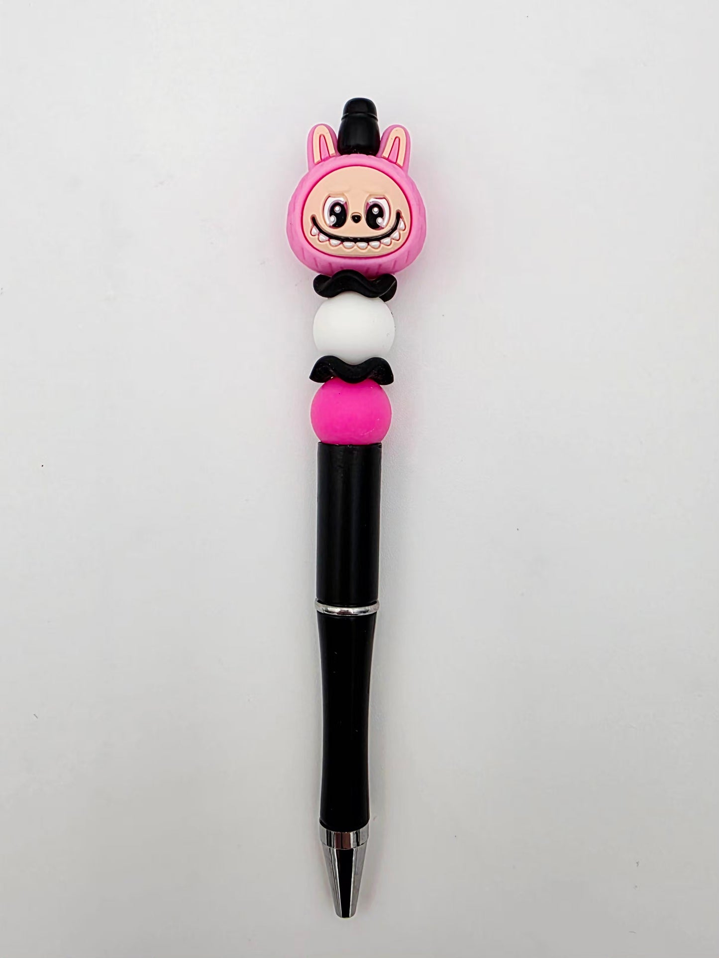 Pink labubu pen