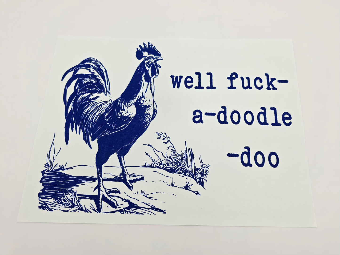 Rooster shirt design