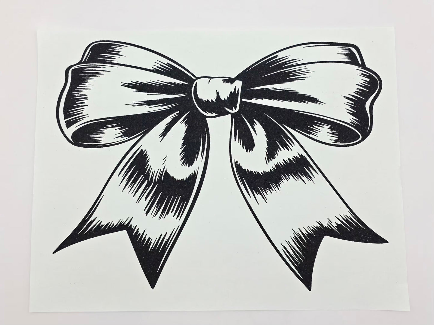 Black bow shirt design