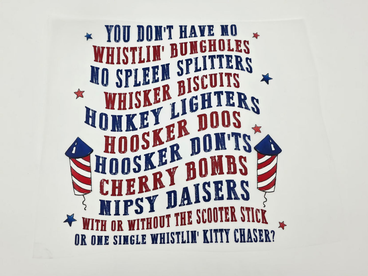 Fireworks shirt design