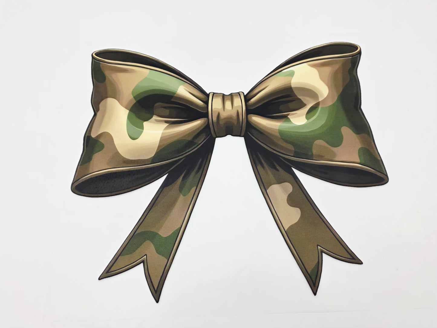 Camo bow shirt design