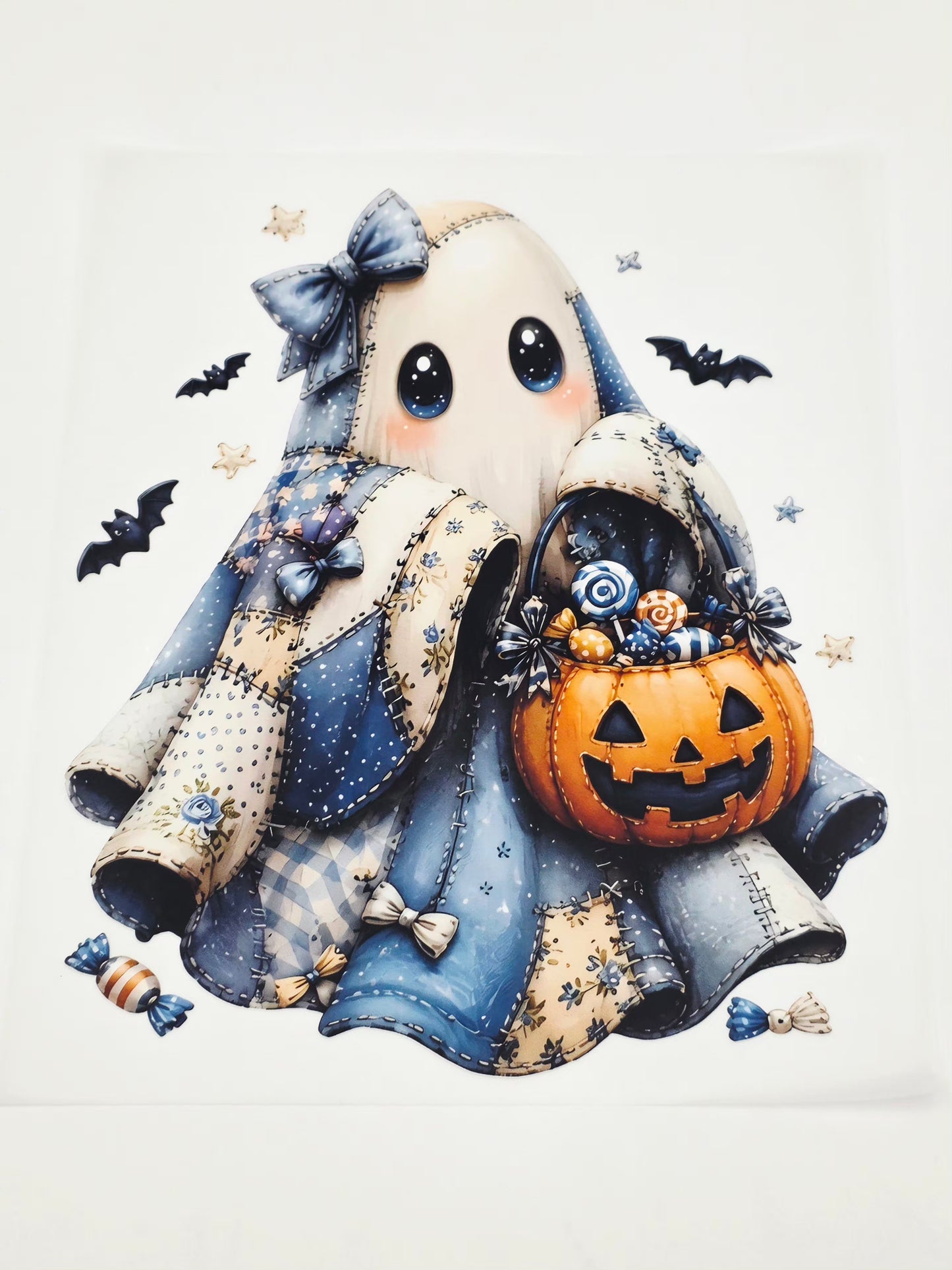 Ghost patchwork Shirt design