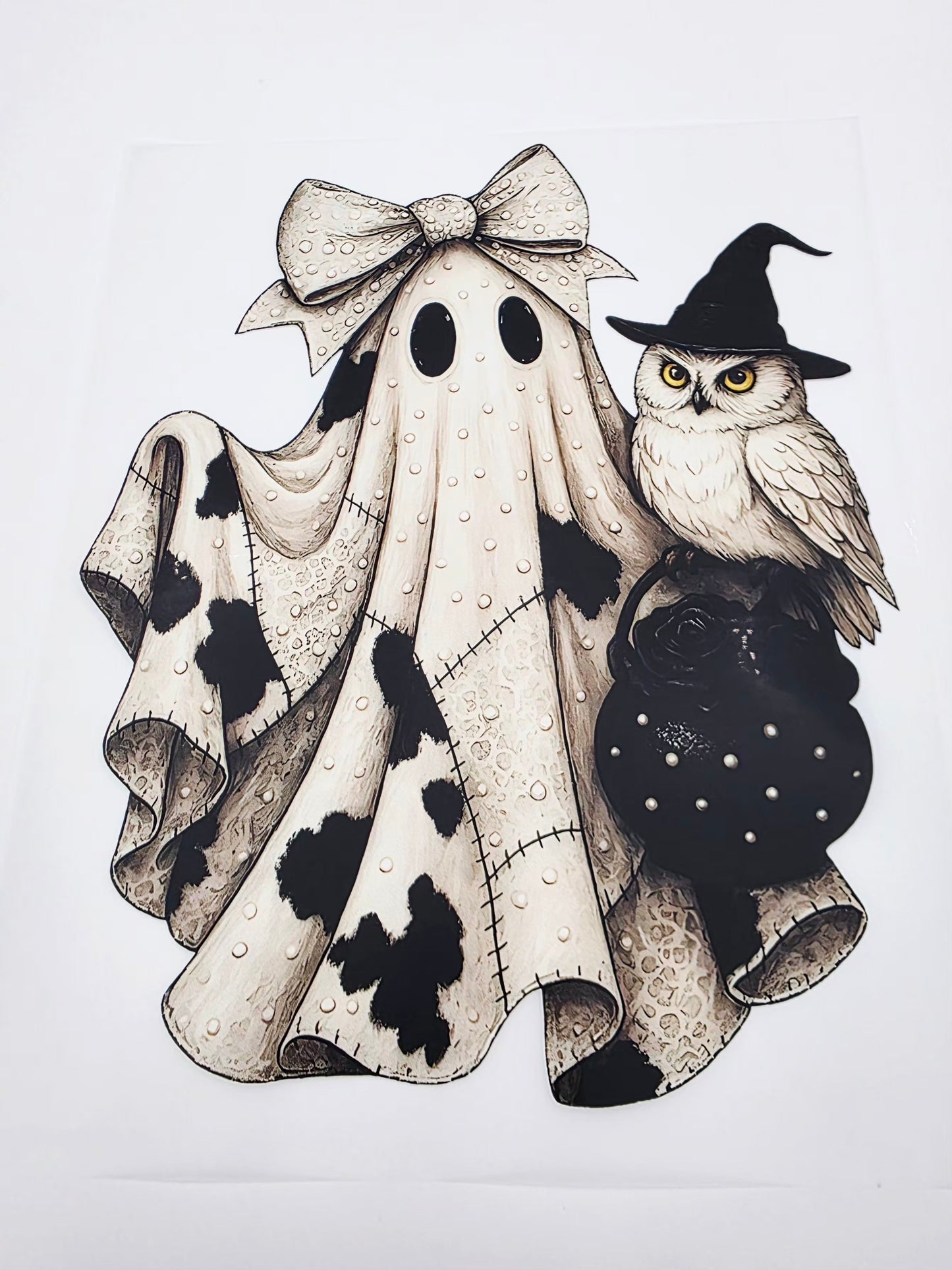 Ghost owl shirt design