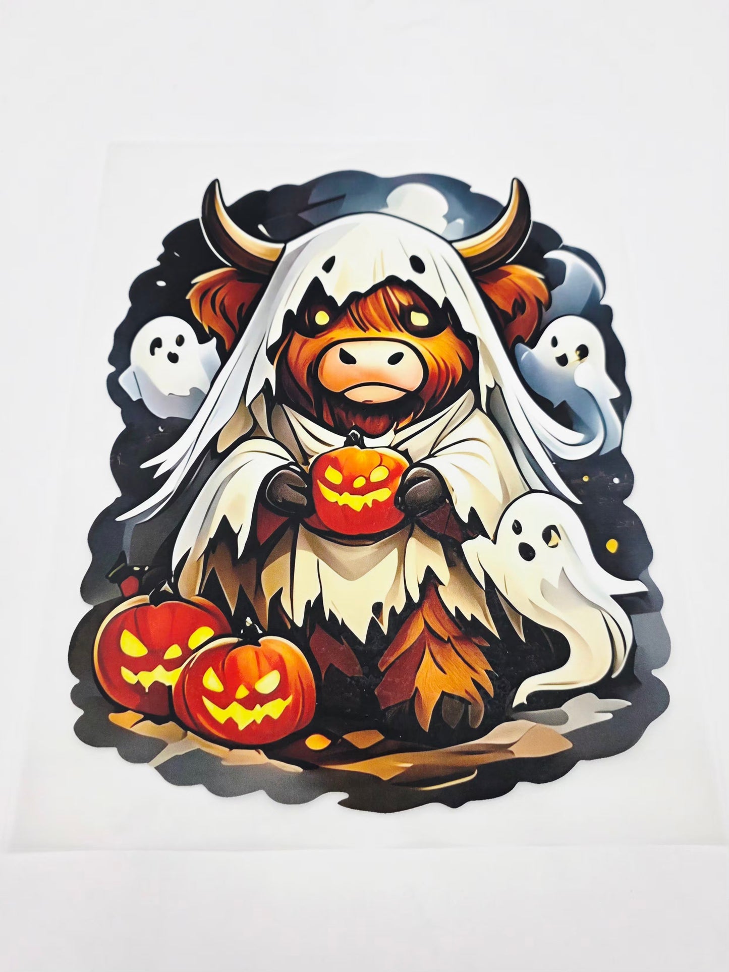Cow ghost shirt design