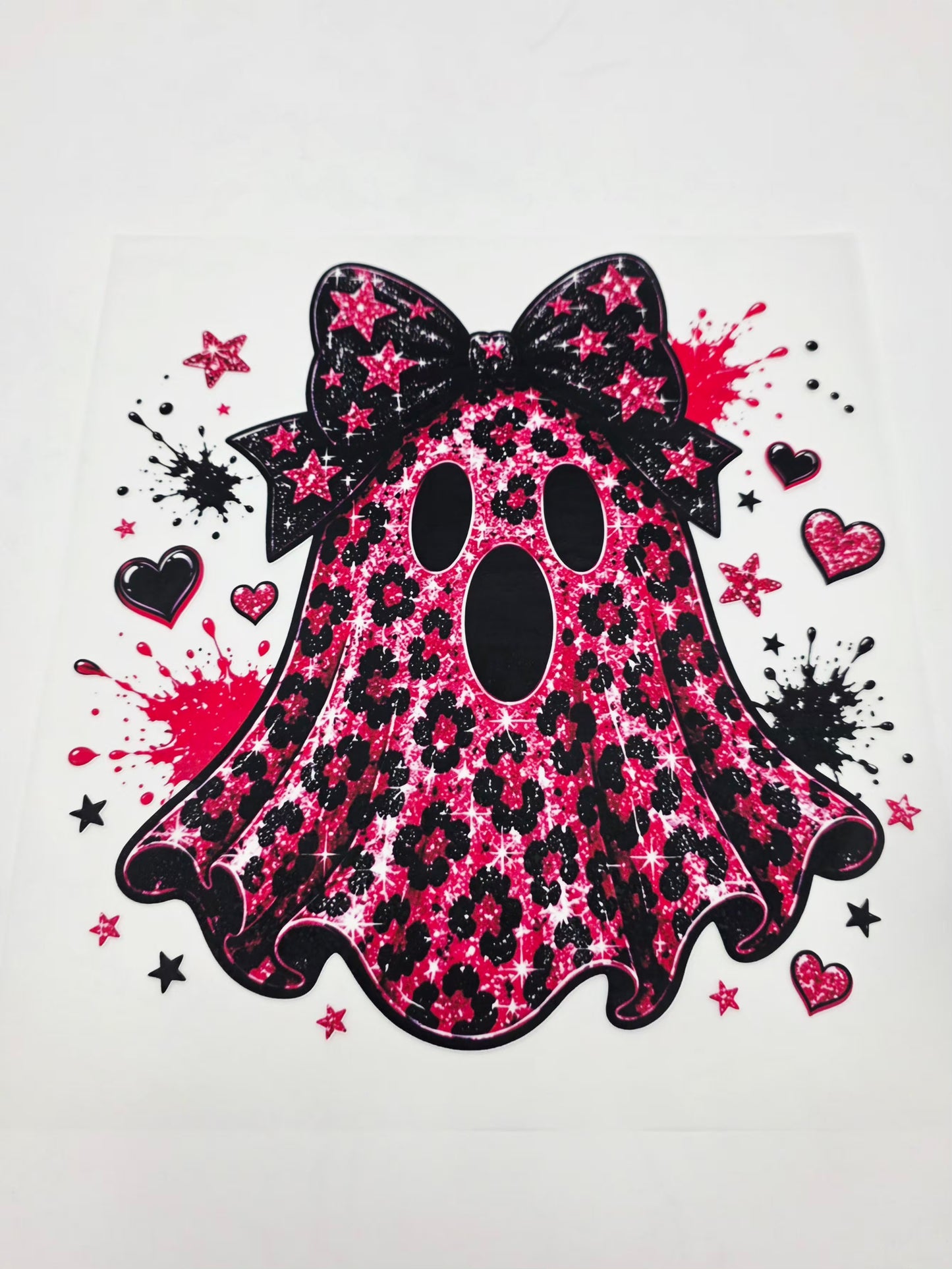 Pink Leppard ghost shirt design