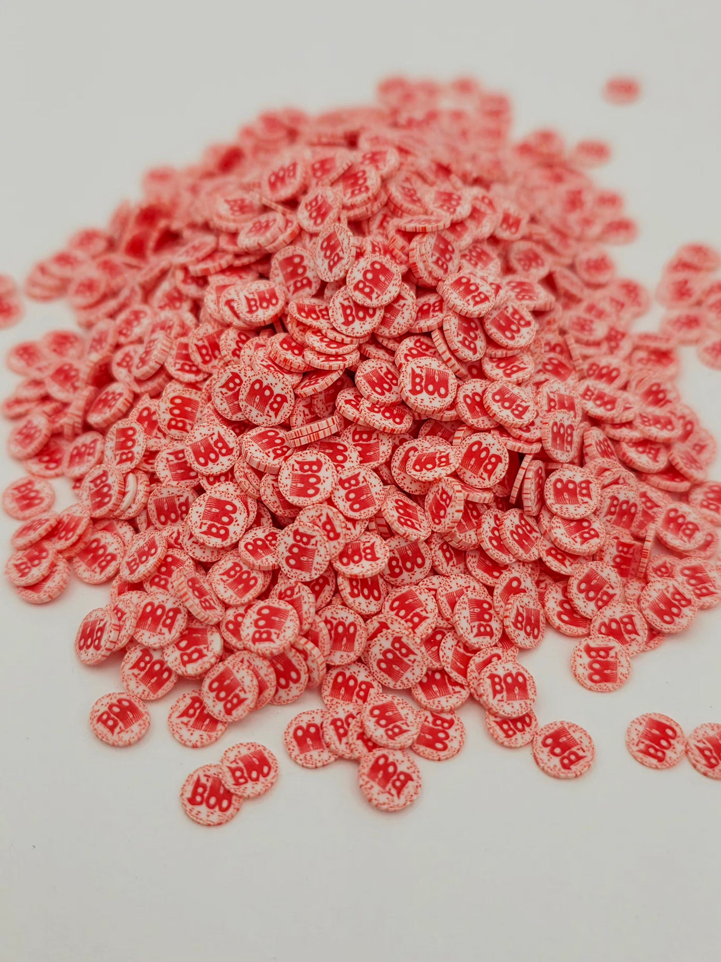 Boo Polymer Clay slices