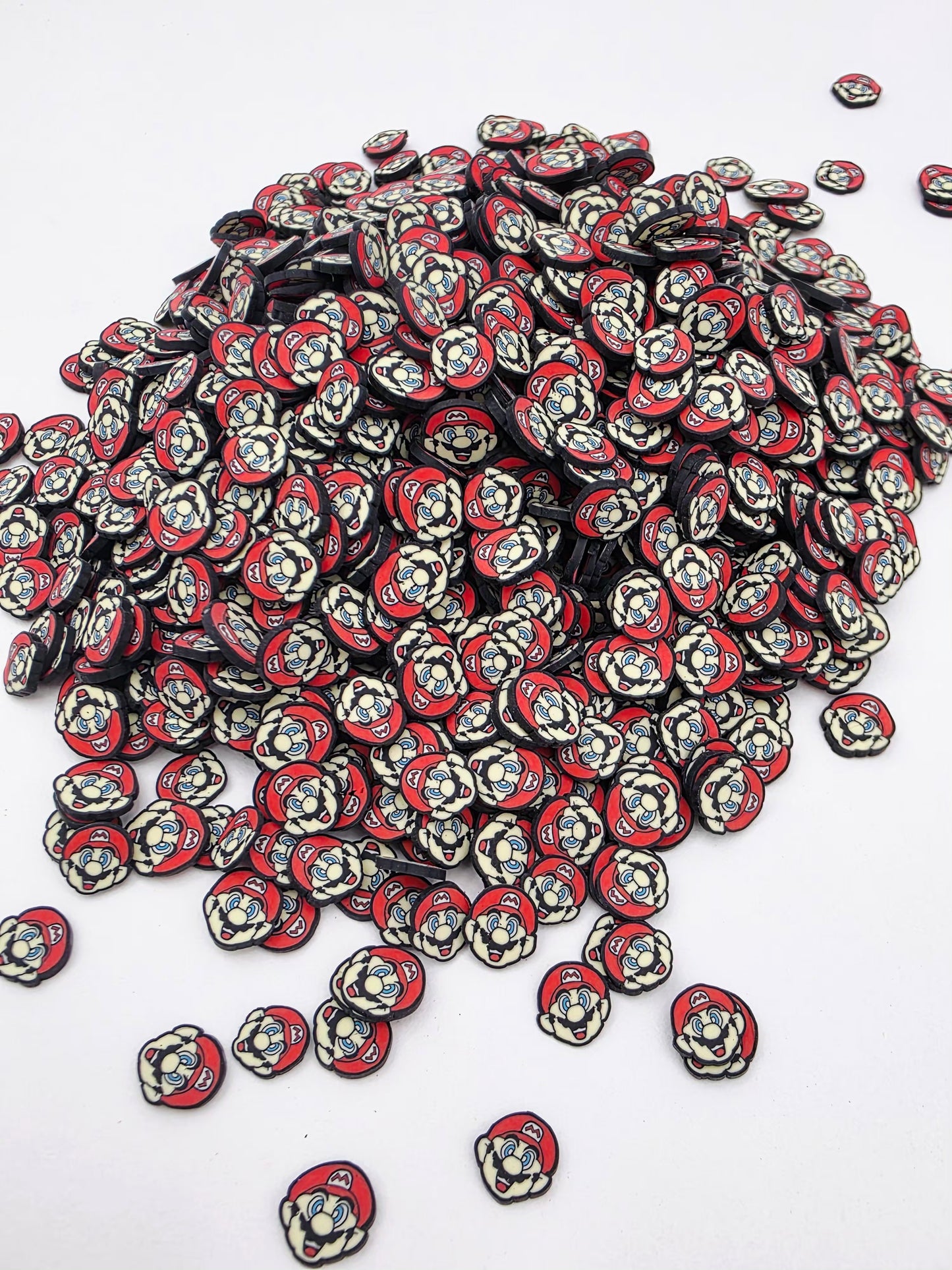 Mario Polymer Clay slices