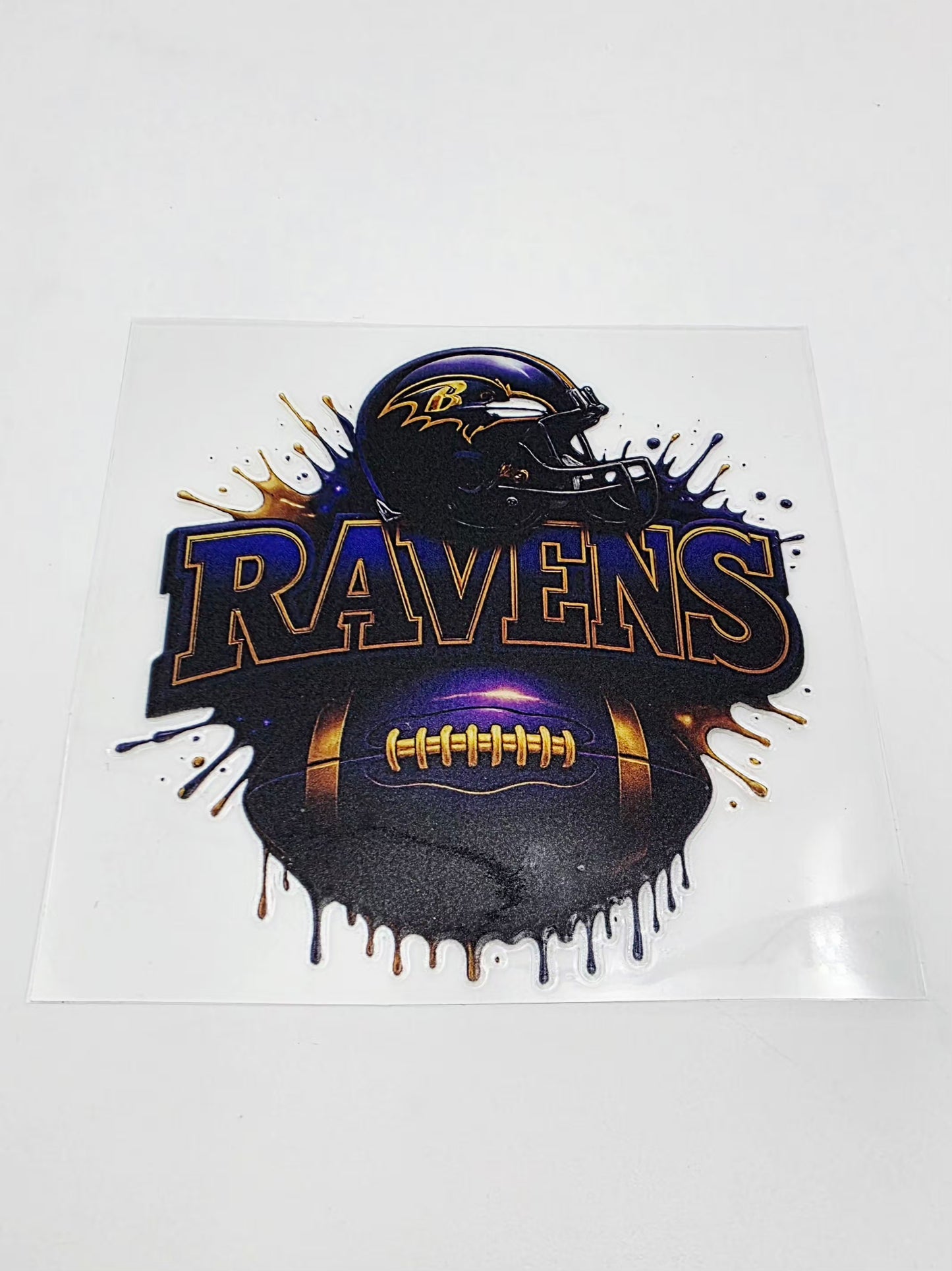 N137- 4inch Holographic cup decal