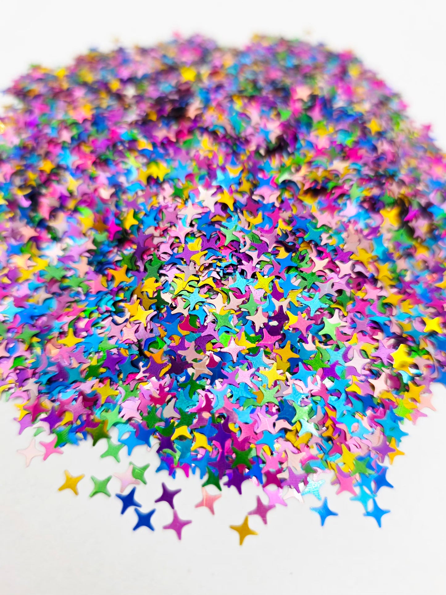 Colored Star Shape Glitter