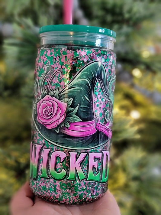 Pre-made 160z. Acrylic snowglobe