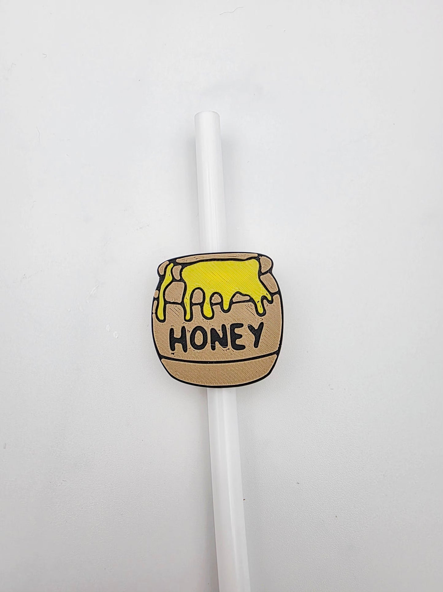 Honey pot straw topper