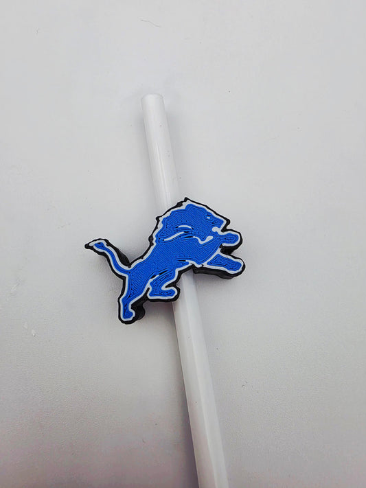 Blue lion strawtopper