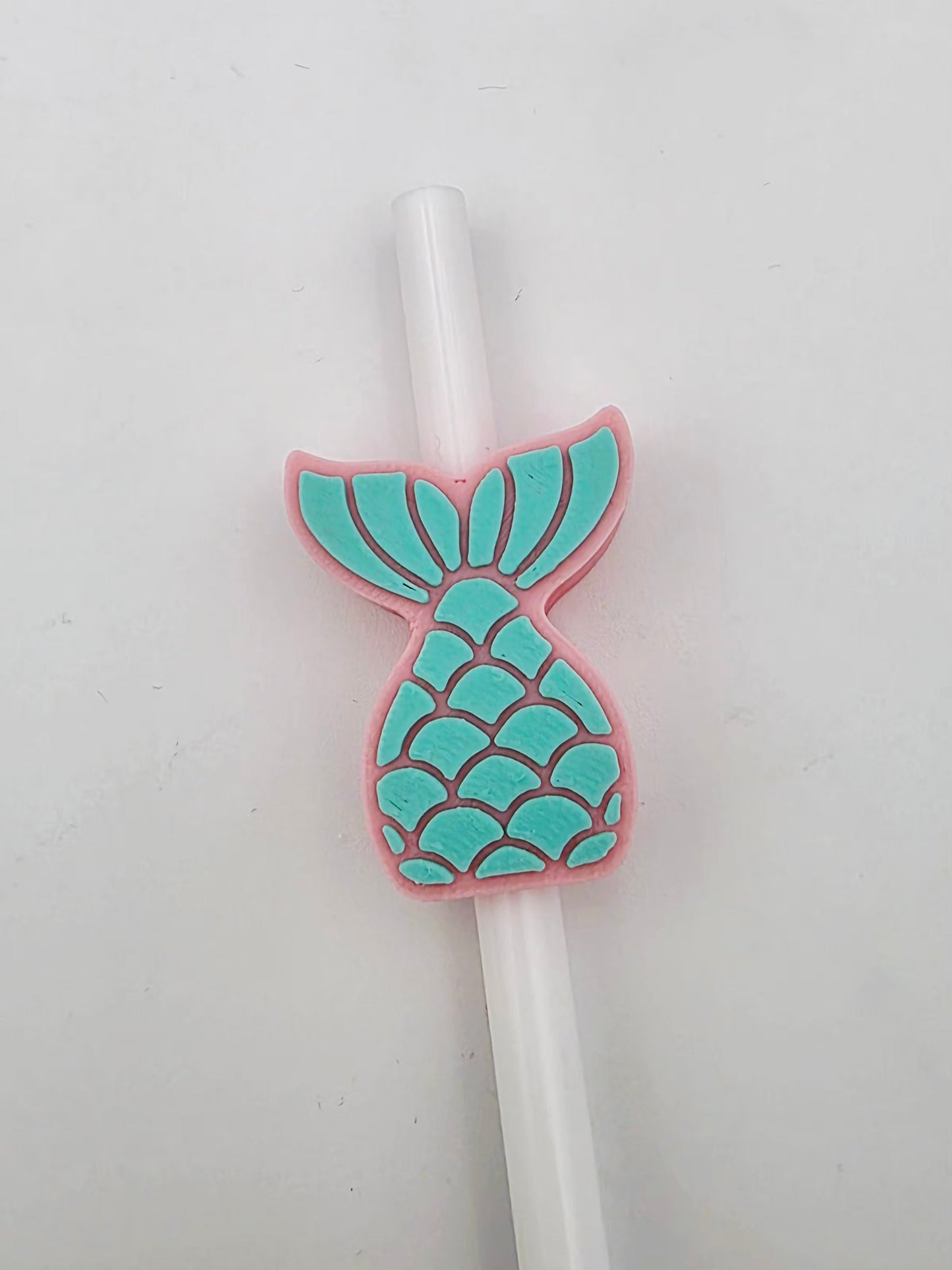 Mermaid tail strawtopper