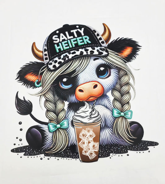 Salty heifer shirt design