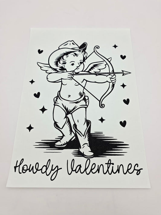 Howdy valentines shirt design