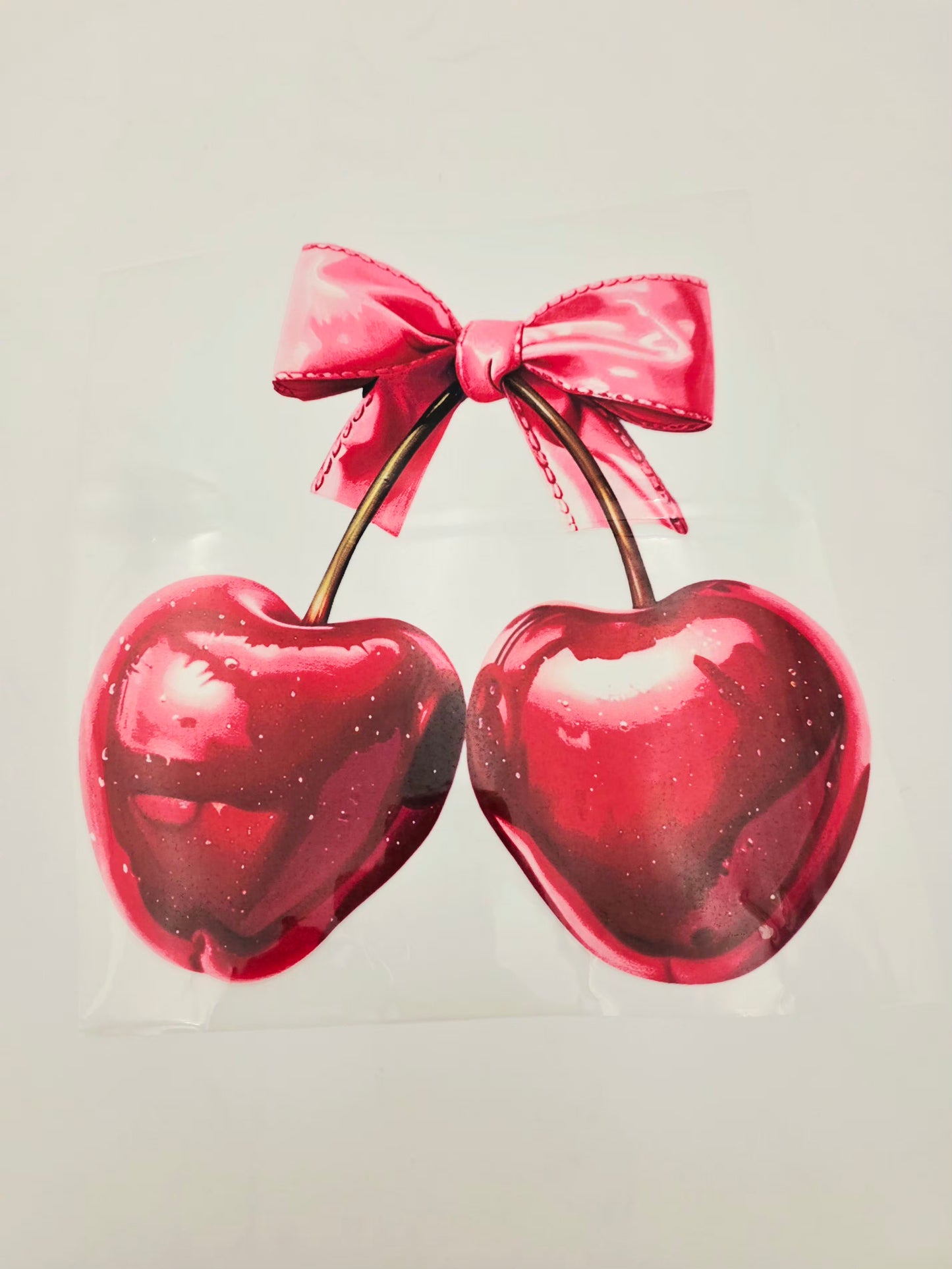 Cherry bow shirt design