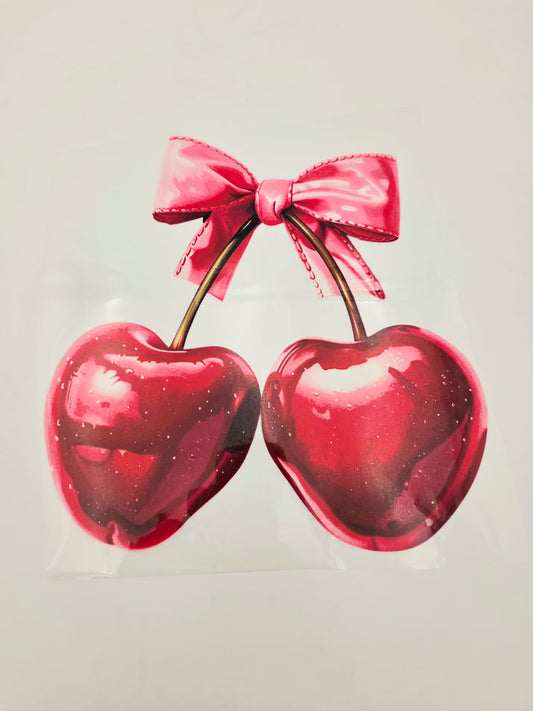 Cherry bow shirt design