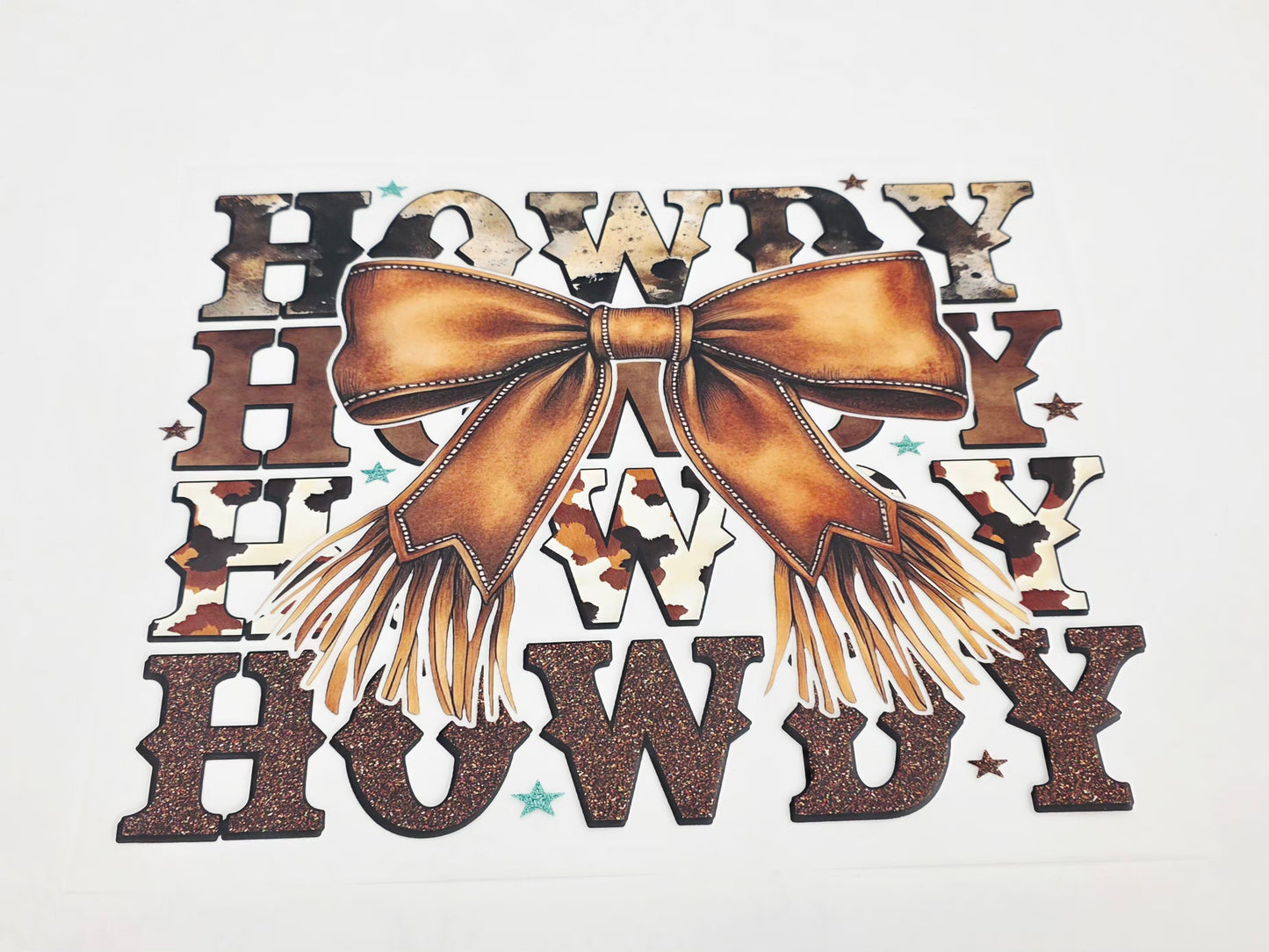 Howdy bow shirt design
