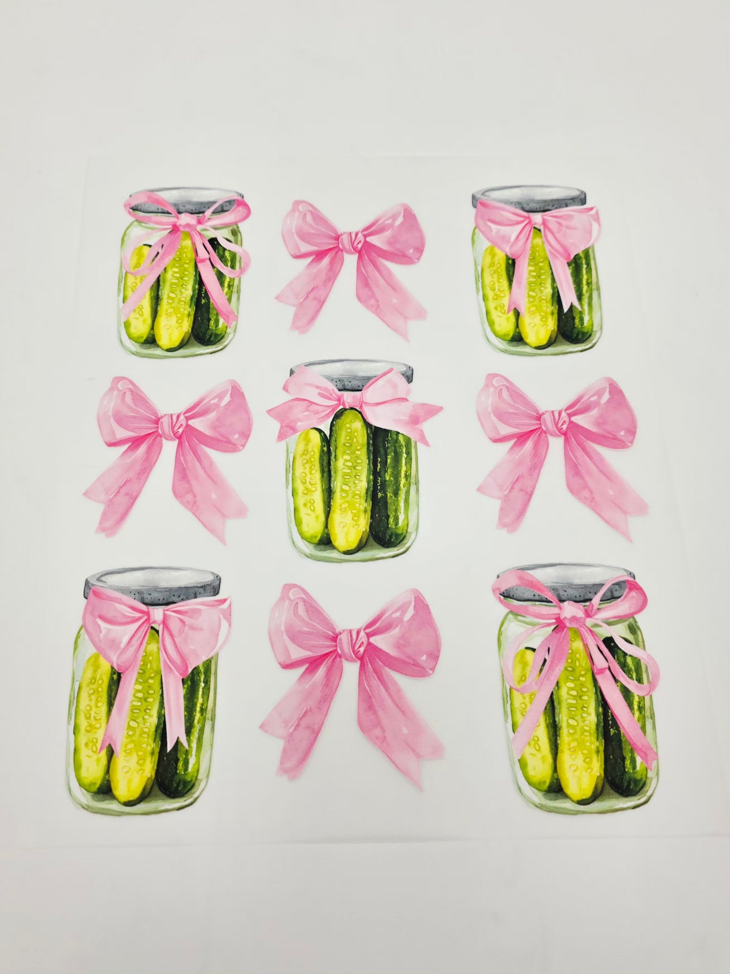 Pickles and bows shirt design