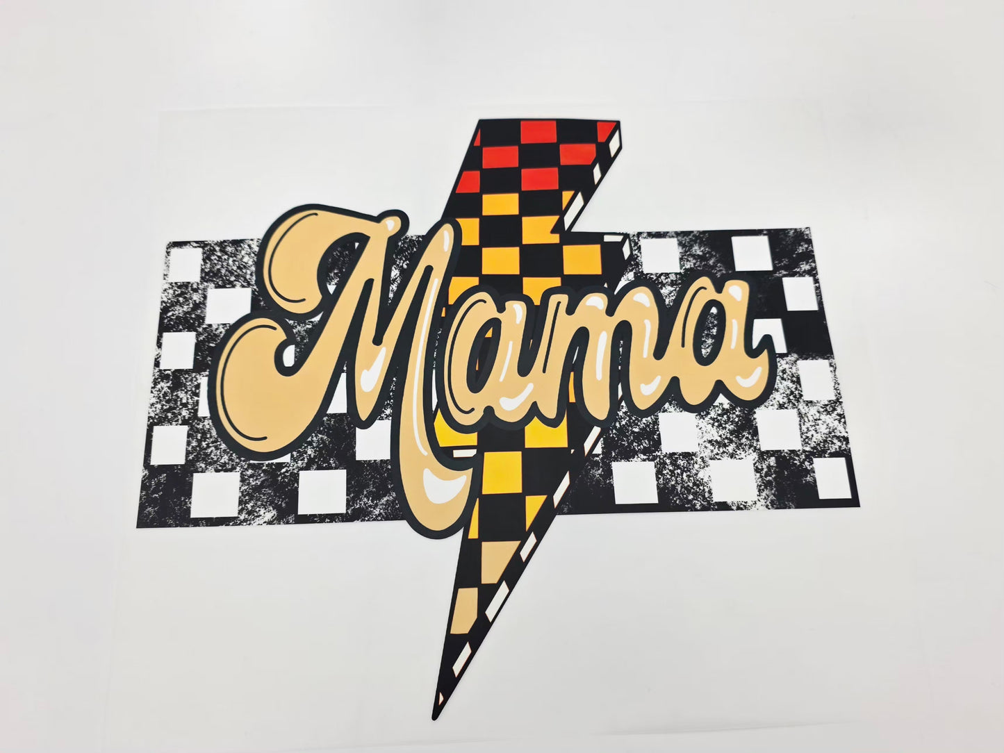 Checkered Mama shirt design