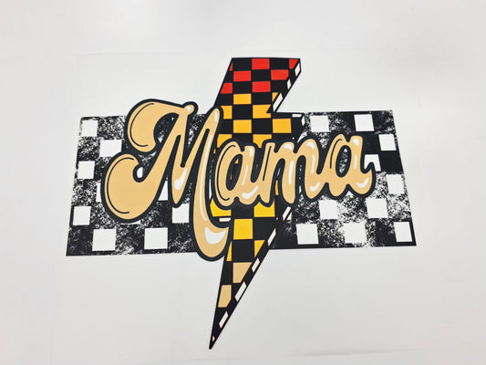 Checkered Mama shirt design