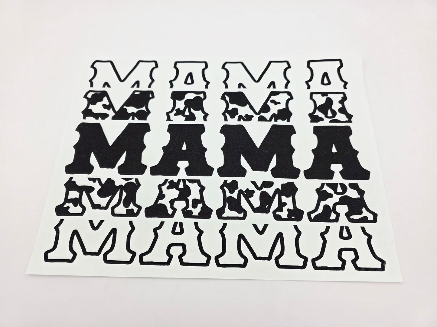 Mama cow print shirt design