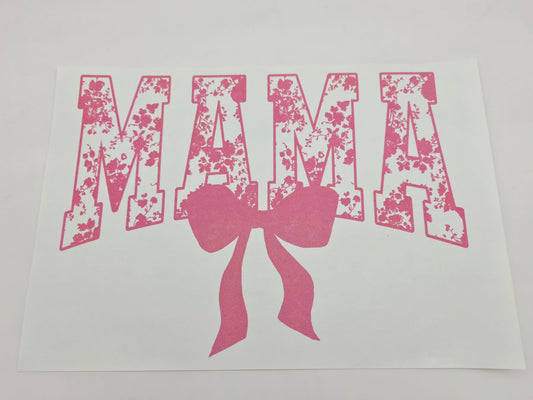 Mama pink shirt design