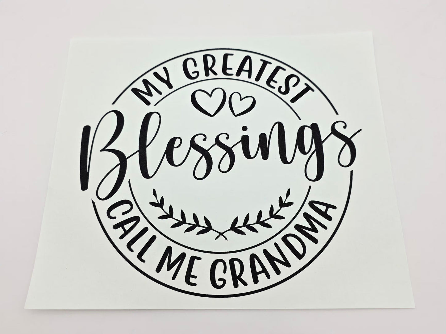 My greatest blessings call me grandma shirt design
