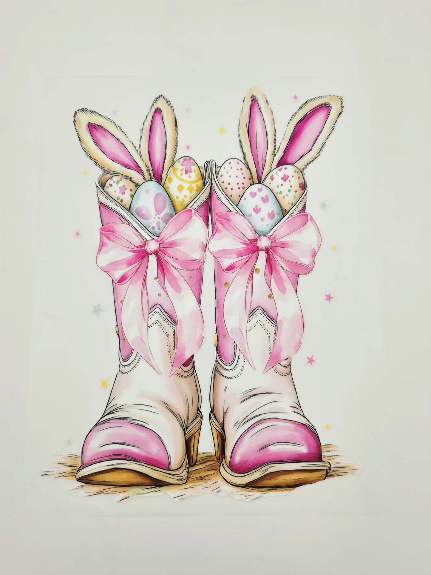Bunny boots shirt design