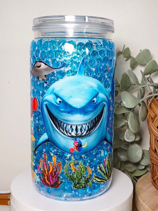 Pre-made 16oz acrylic snowglobe
