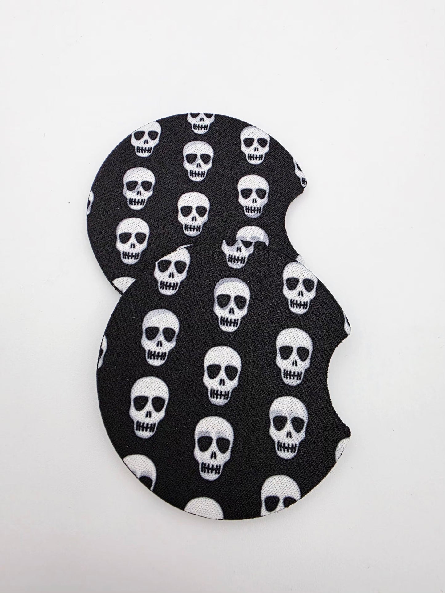 Car coasters skulls