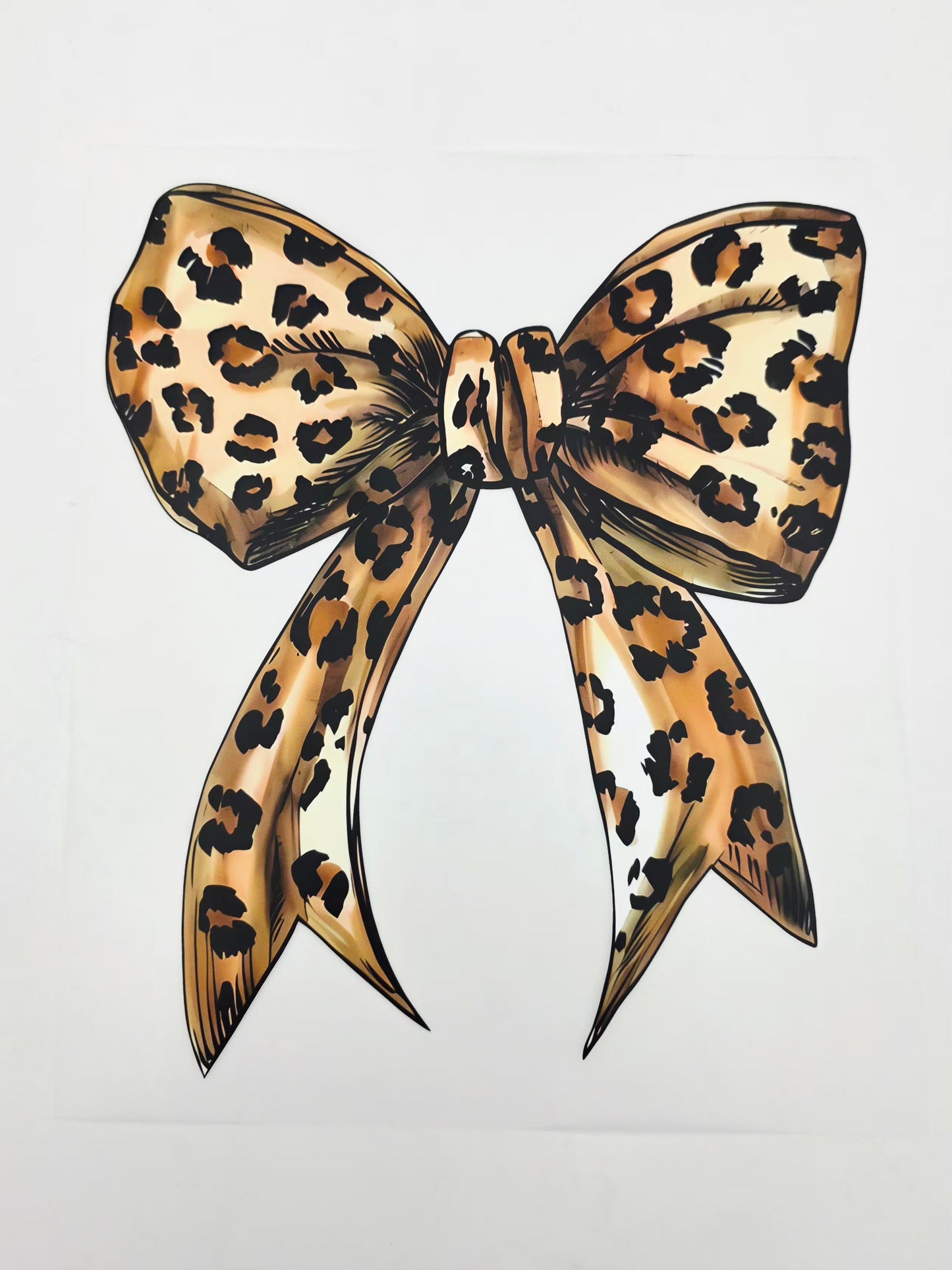 Leppard bow shirt design