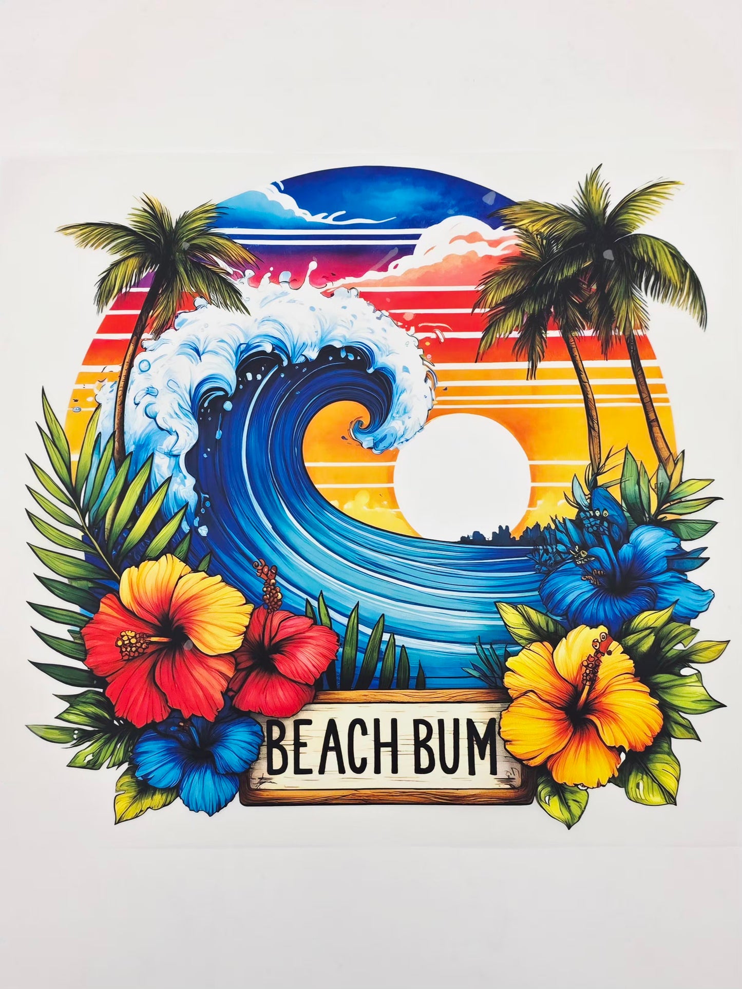 Beach bum shirt design