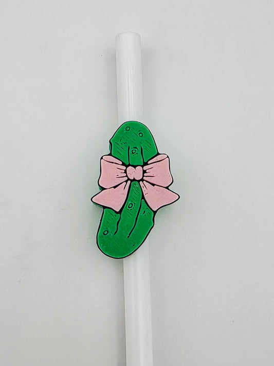 Pickle strawtopper