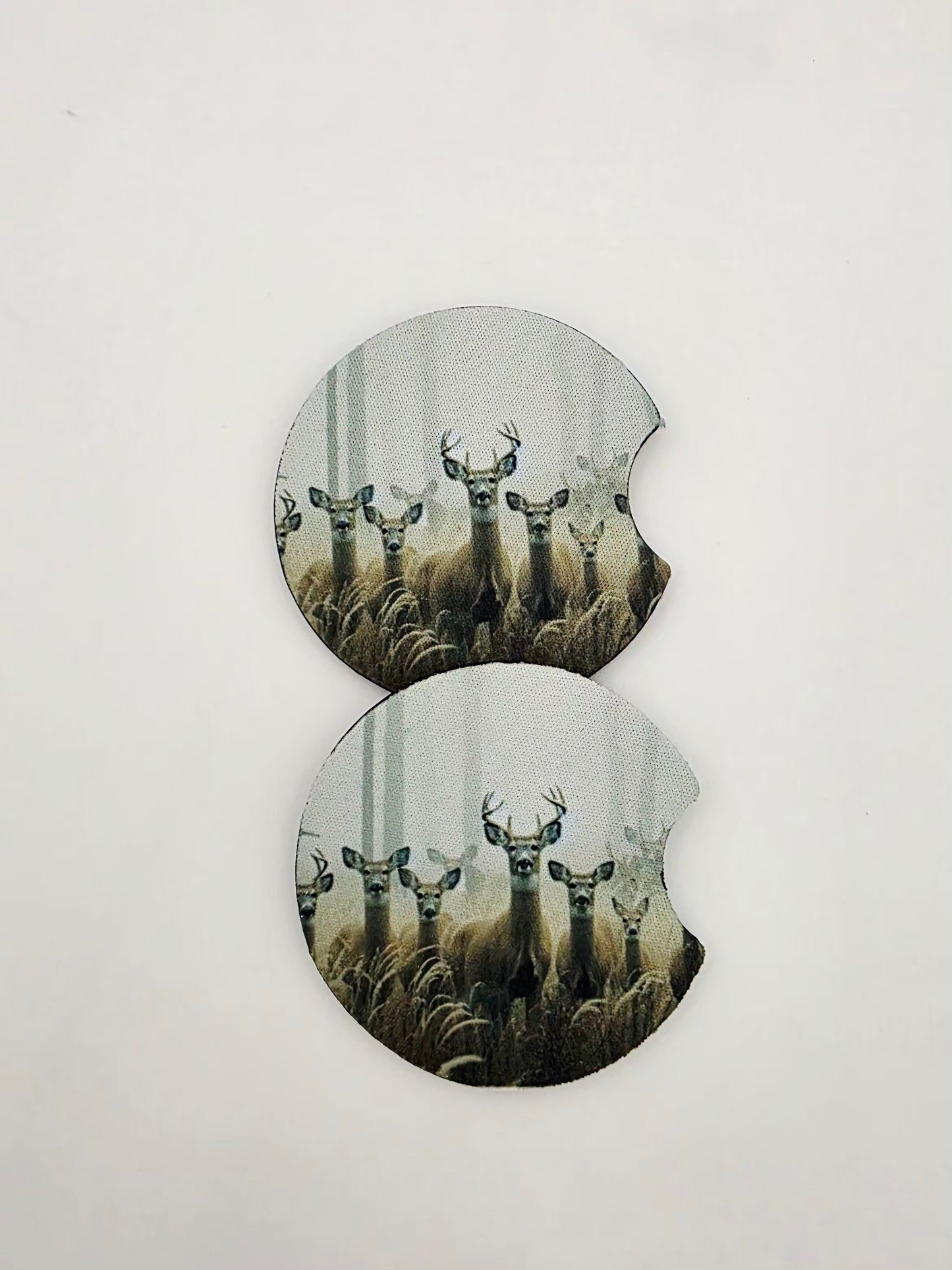 Deer car coasters