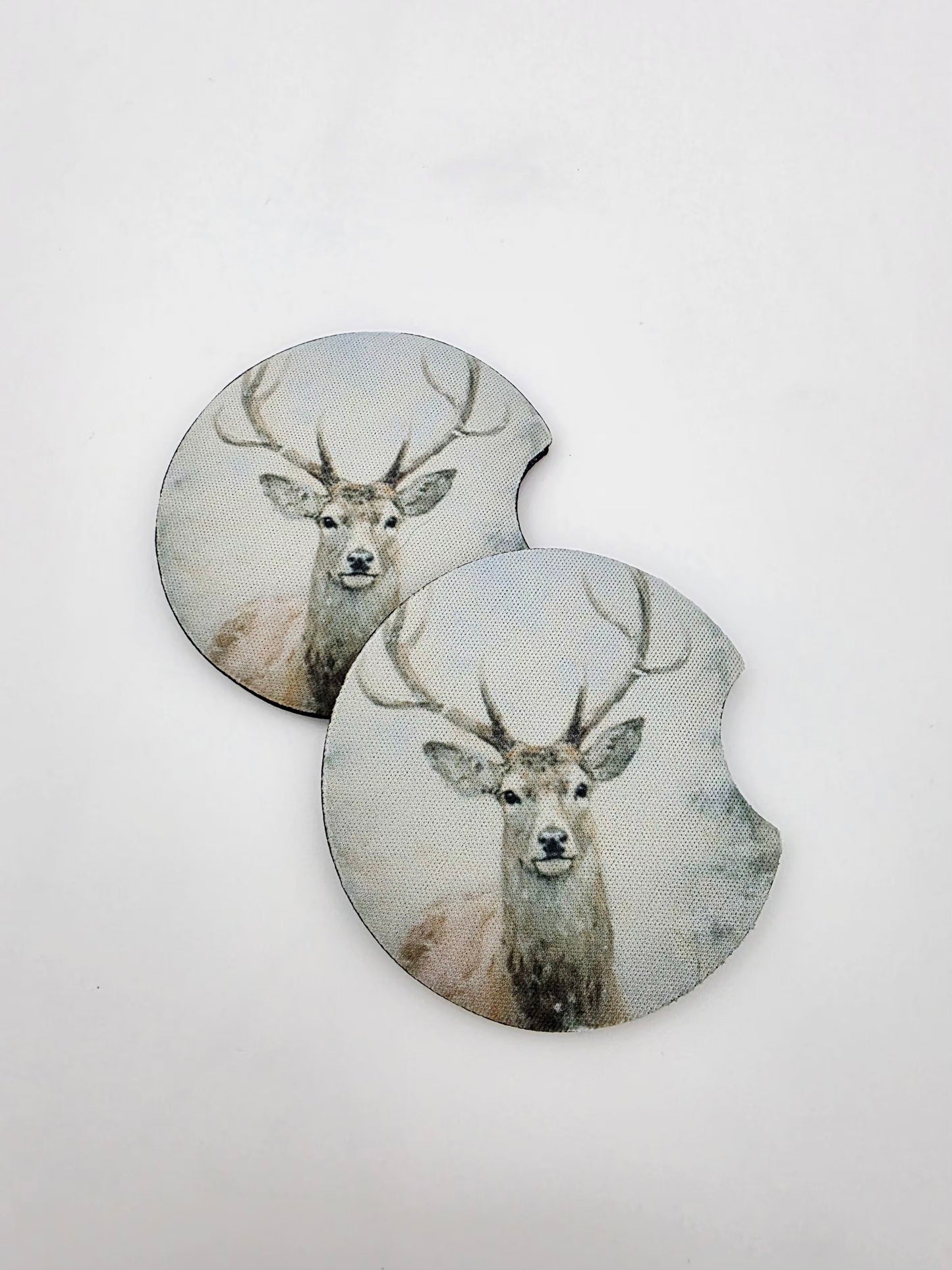 Deer car coasters