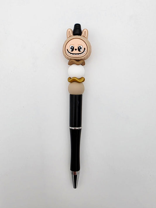 Brown labubu pen
