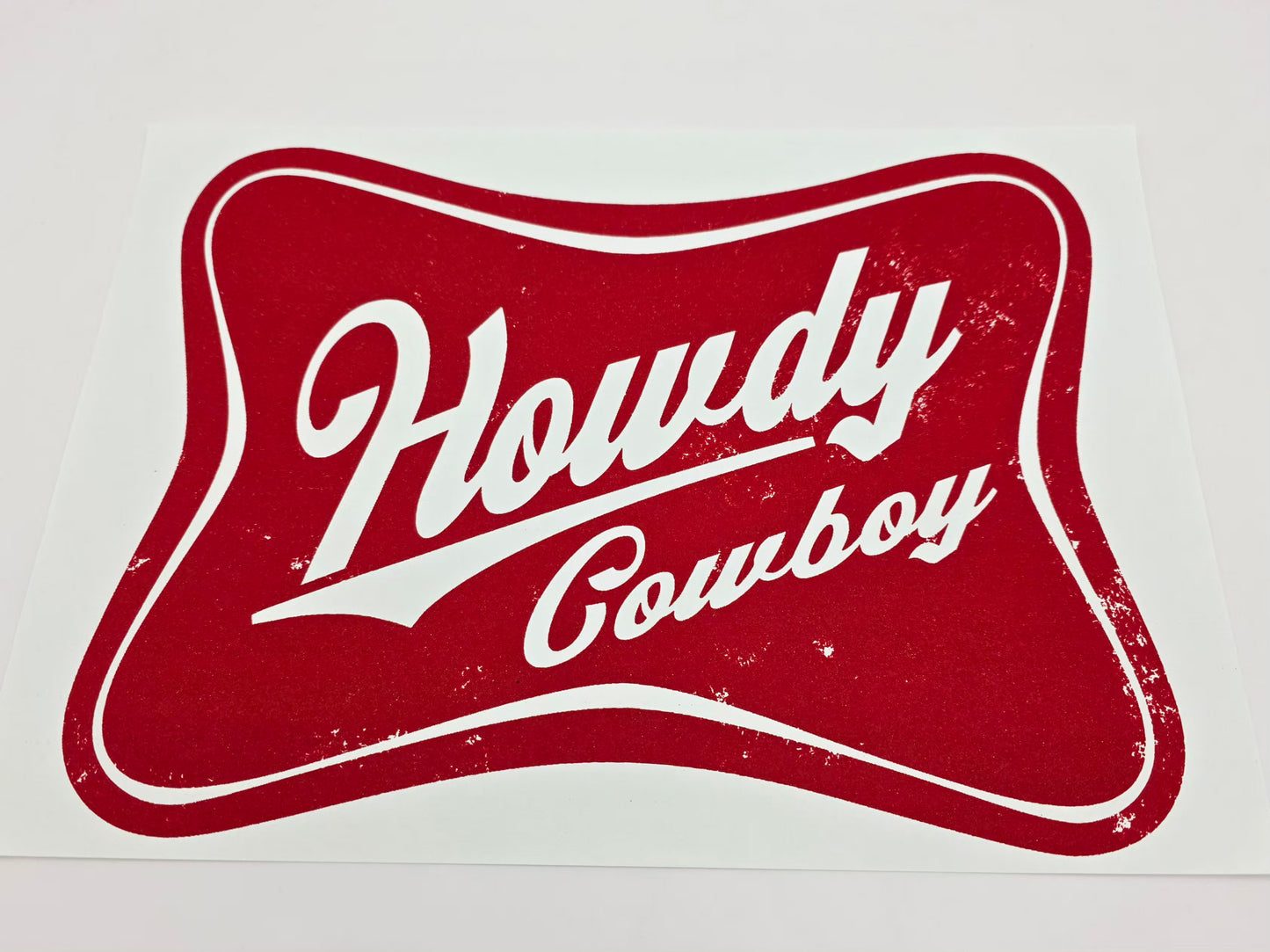 Howdy shirt design