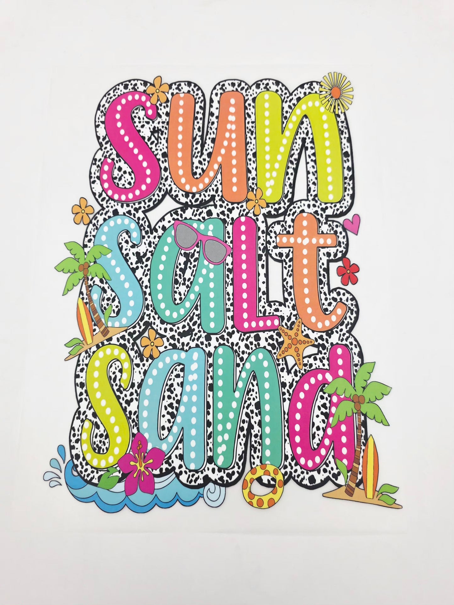 Sun salt sand shirt design