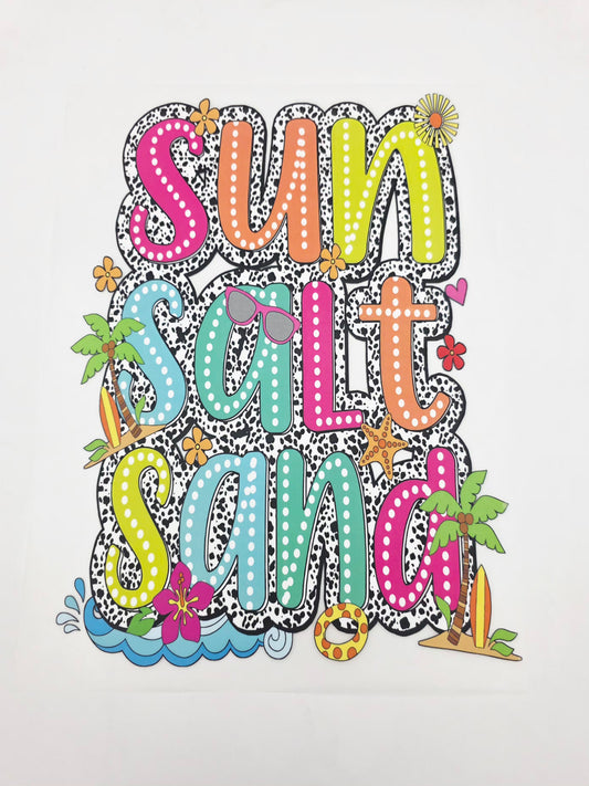 Sun salt sand shirt design