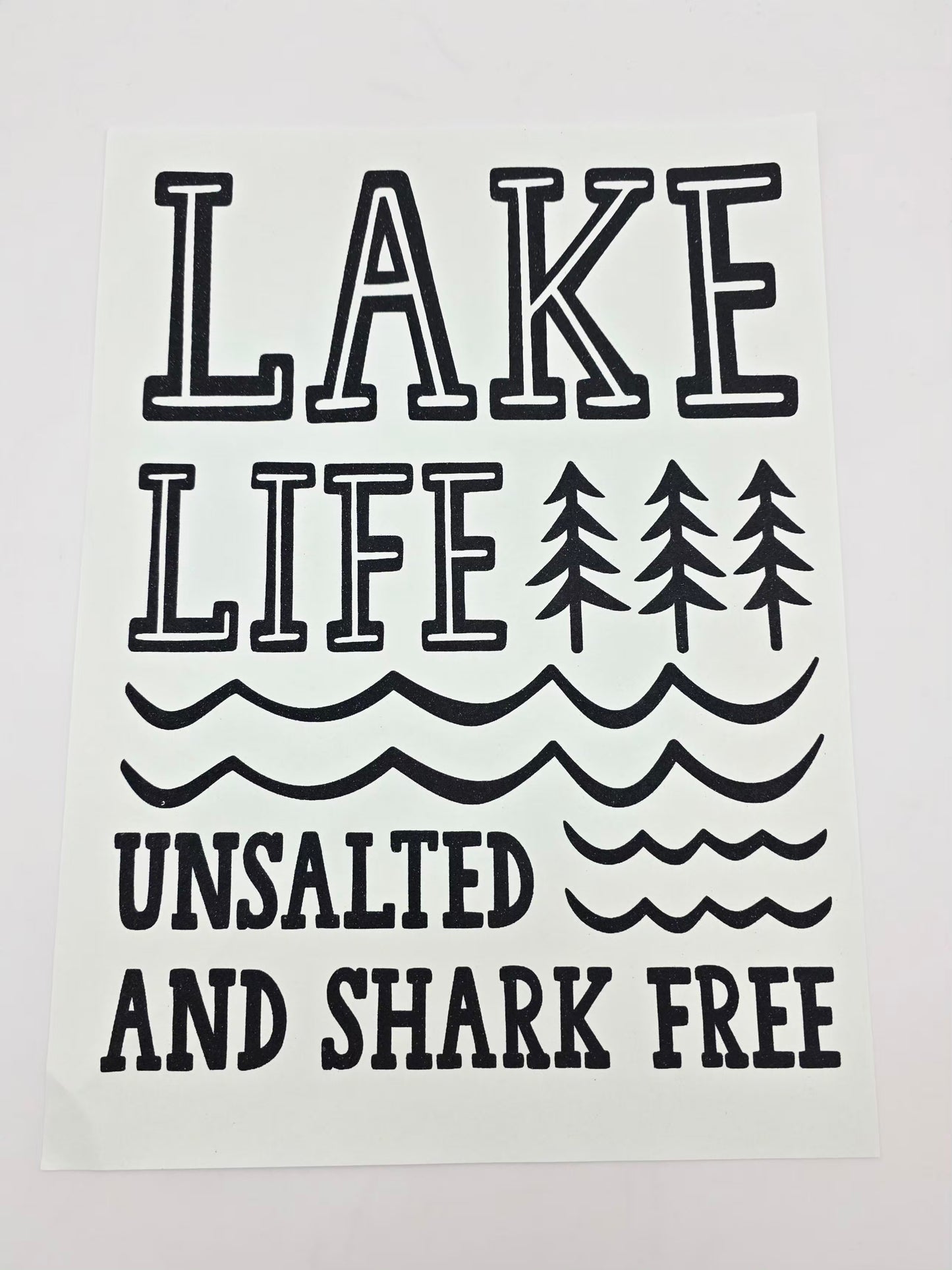 Lake life shirt design