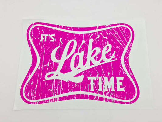It's lake time shirt design