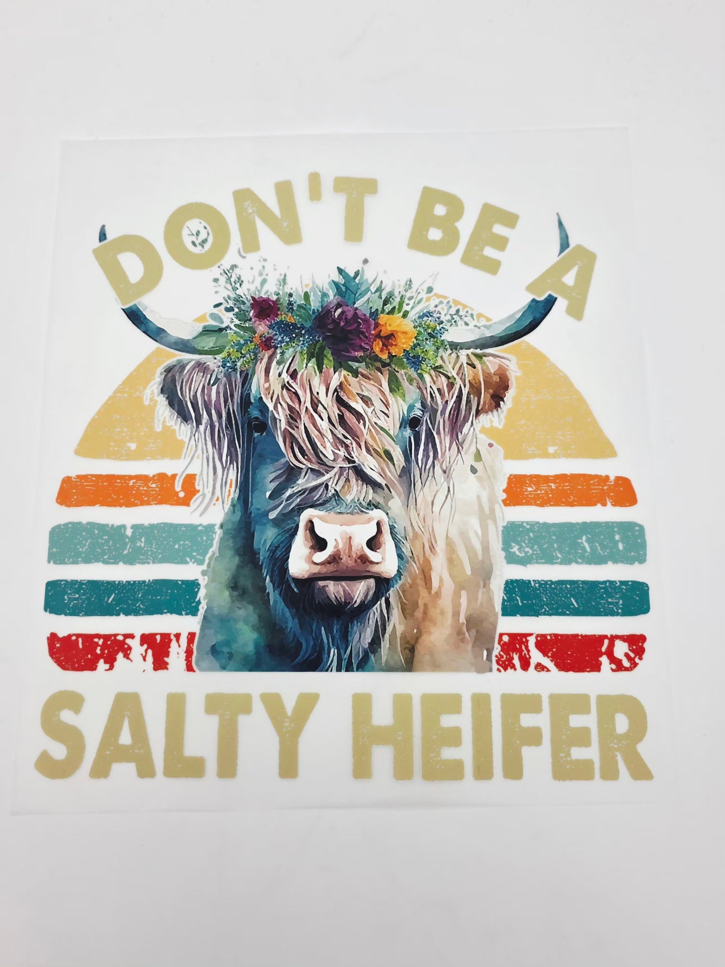 Don't be a salty heifer shirt design