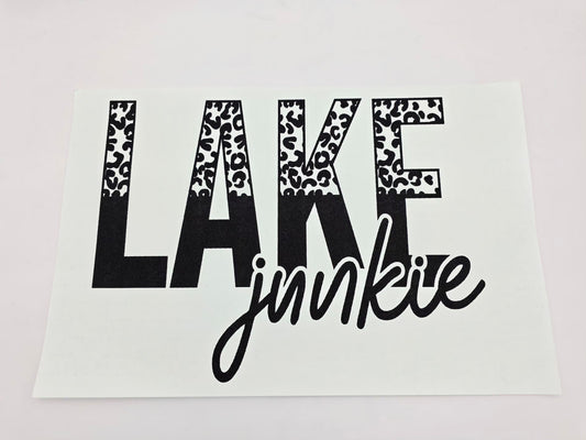 Lake junkie shirt design
