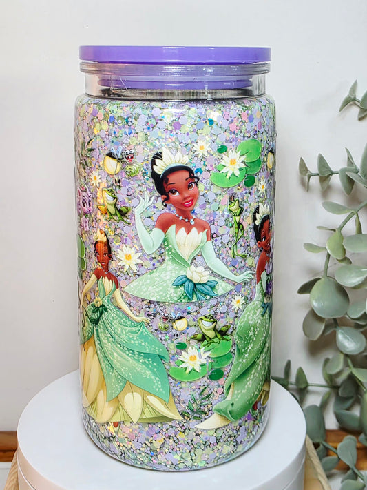 Pre-made 16oz acrylic snowglobe